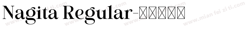 Nagita Regular字体转换